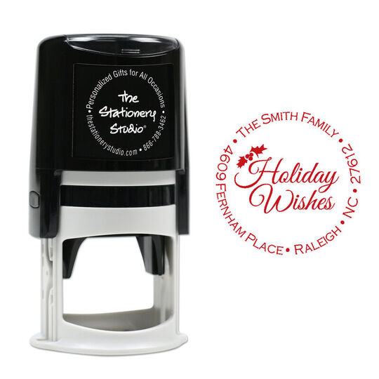 Holiday Wishes Self-Inking Stamp